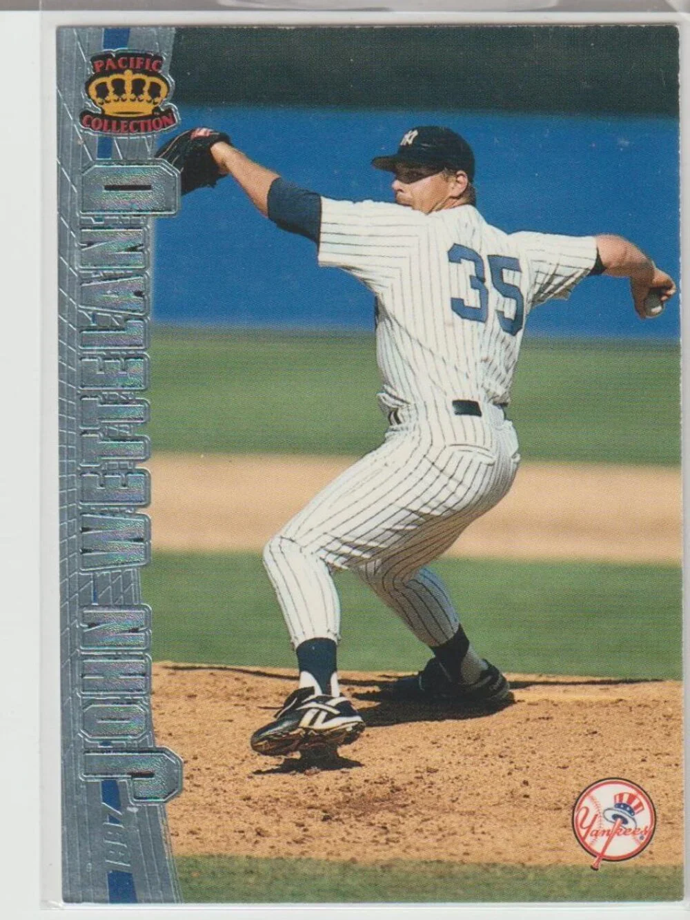 John Wetteland 1997 Pacific Crown Baseball Collection-Silver Border